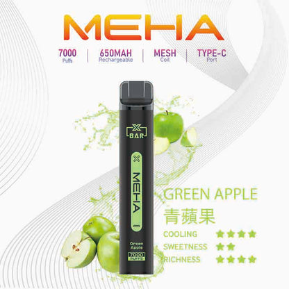 MEHA XBAR 拋棄式 7000口小黑條